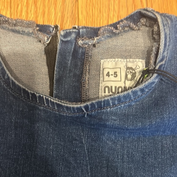 Nununu jean one piece with zipper back - Picture 3 of 4